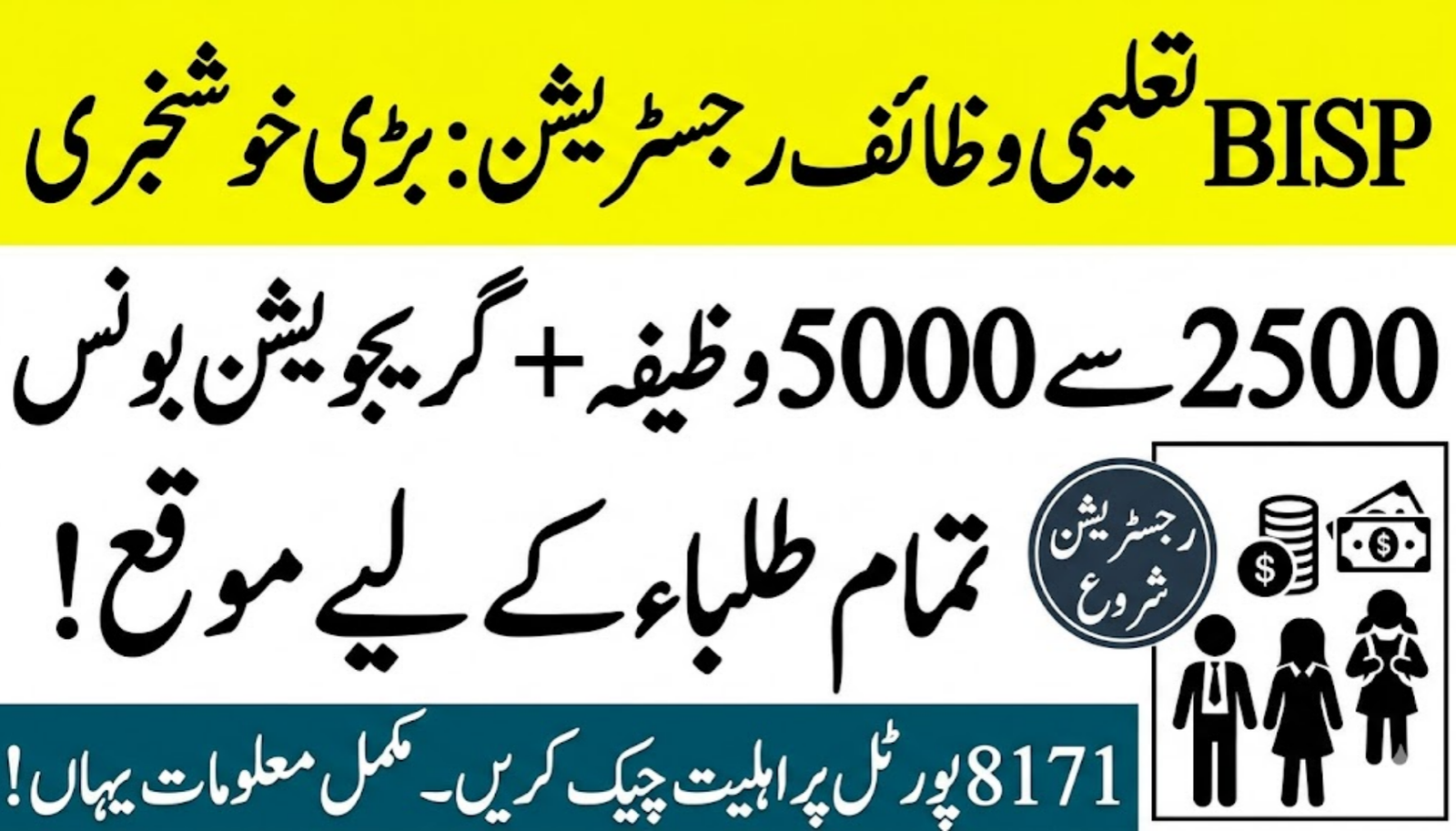 BISP Taleemi Wazaif Online Registration